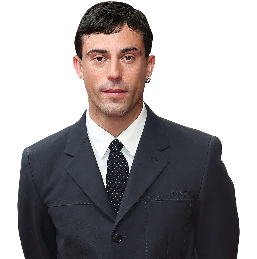 Aaron Altaras (Black Suit) Half Body Buddy Cutout