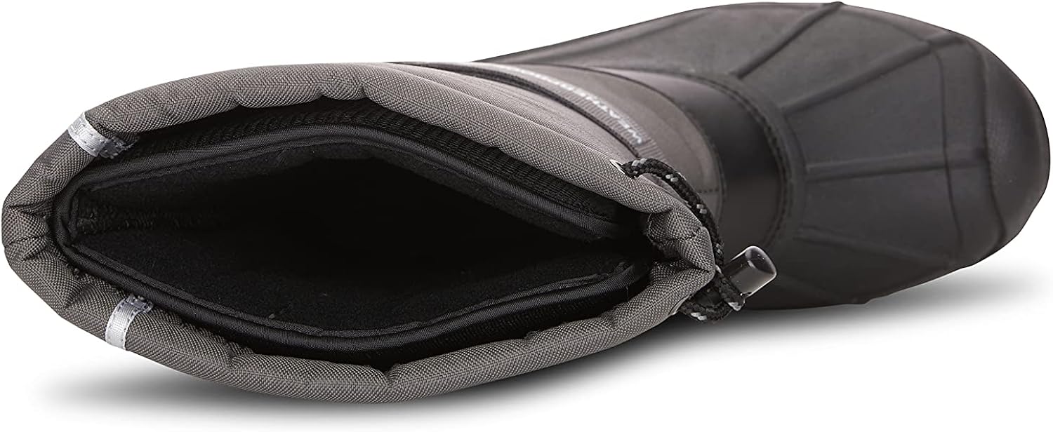  | Weatherproof Mens Snow Boots with Bungee Closure Oscar All-Weather Insulated Winter Boots Built for Comfort, Durability - Keeps Feet Warm & Dry | Snow Boots