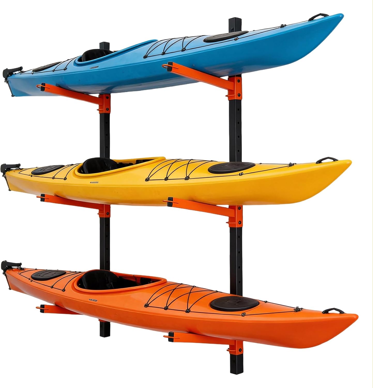 Kayak Storage Rack, Wall Mount Kayak Racks, Heavy Duty Adjustable Kayak Rack Hanger for Wall Suitable Space-Saving for Indoor,Outdoor, Garage