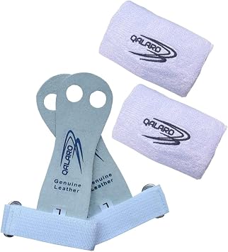 Hand Grips for Gymnastics | Bar Grips | Gymnastics Palm Guards with 4 Wristbands & Bag| Youth Bar Grips