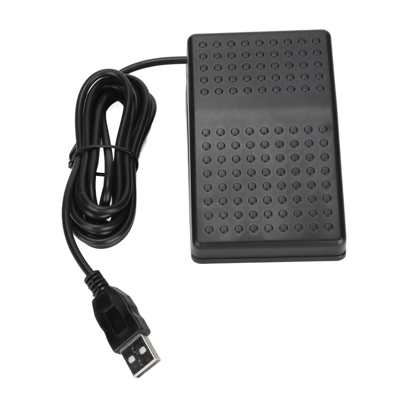 VBESTLIFE Pedale Interruttore a Pedale USB, Pedale Interruttore a Pedale Singolo Ergonomico Multifunzione Controllo del Gioco Action HID per Tastiera Mouse PC Laptop