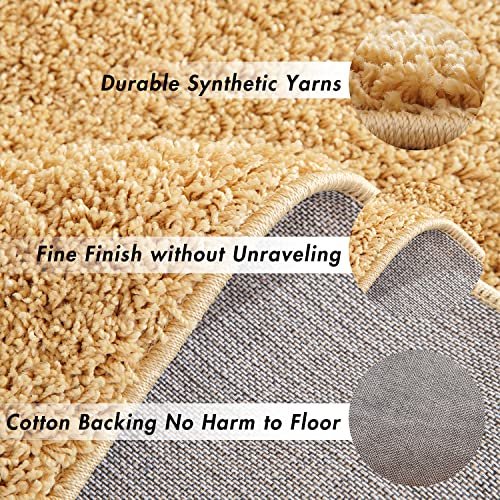 Solid Shag 8X10 Feet Area Rugs For Living Room Large Machine Washable Rugs, Ideal For Carpet Floor Use #TOP3
