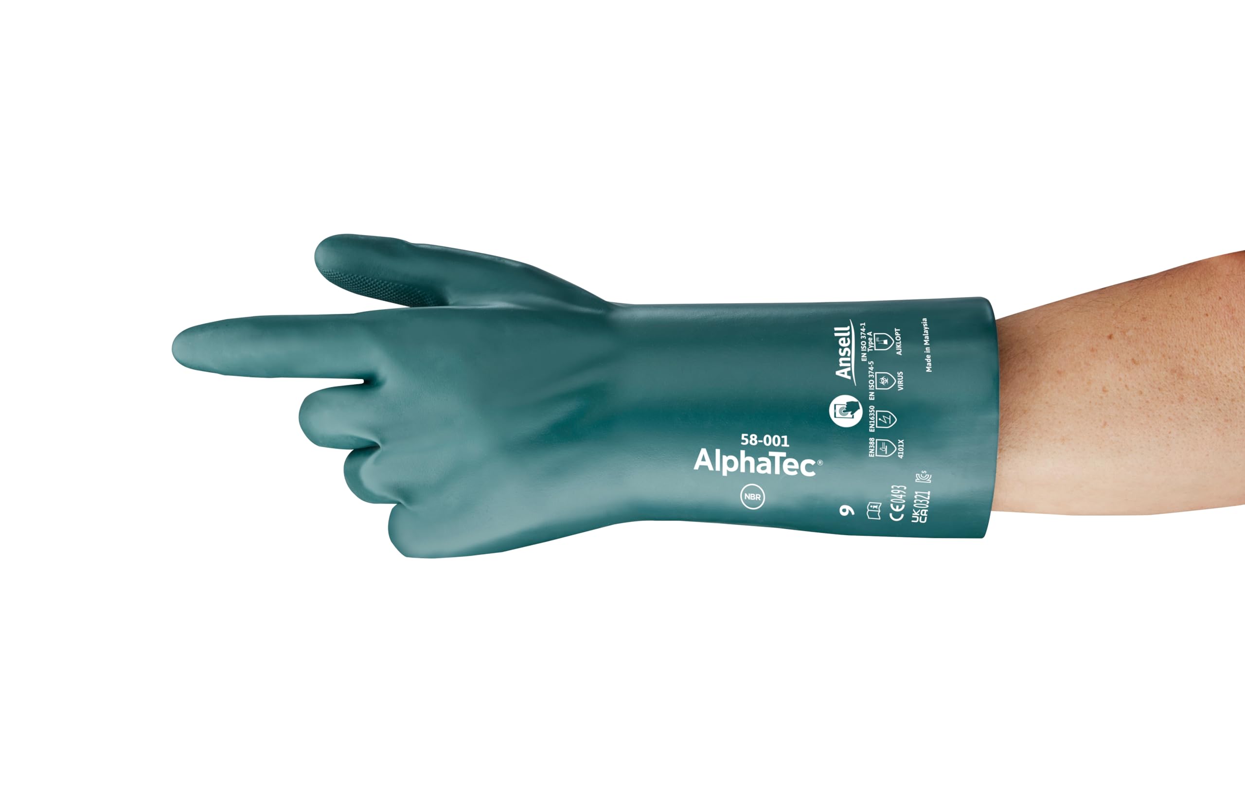 Amazon.co.jp: [Ansell] 化学防護手袋 AlphaTec 58-001 ESD Sサイズ