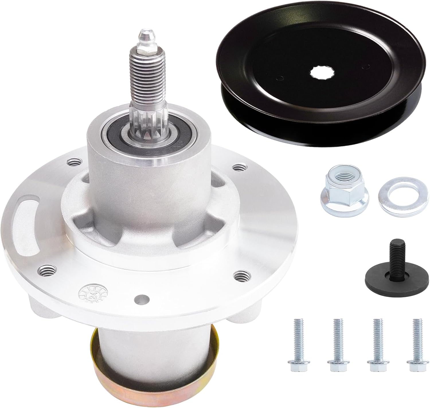 539112170 Lawn Mower Spindle Assembly fit for Hu sqvarna EZ4216 EZ4217 EZ5221 EZ5226 EZ5224 EZ5224BF MZ52 MZ5225ZT-966690501 MZ6128ZT-966613101 YT42DXLS-96043020400 Lawn Tractor Mandrel, 3 Pack