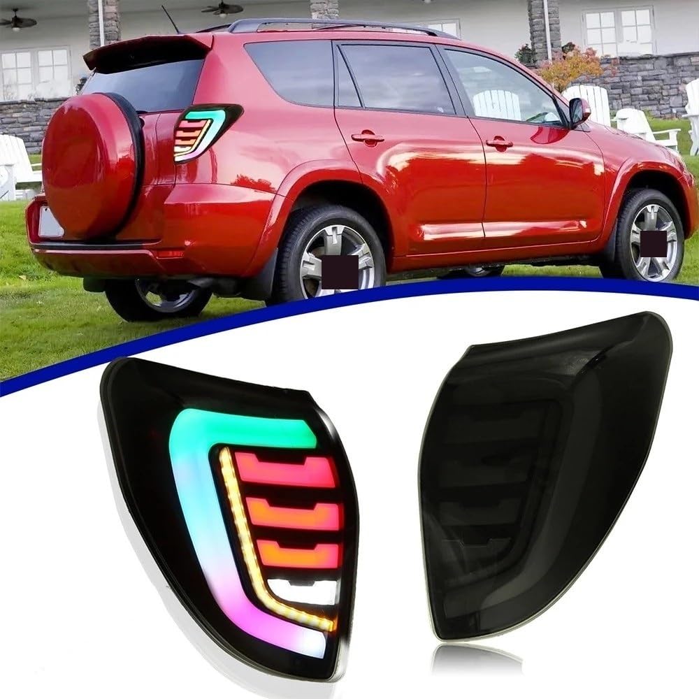 Dla Toyoty Dla RAV4 2009 2010 2011 2012 Tylne Światła Tylne Światła Przeciwmgielne Dynamiczne Kierunkowskazy Zespoły Ostrzegawcze
