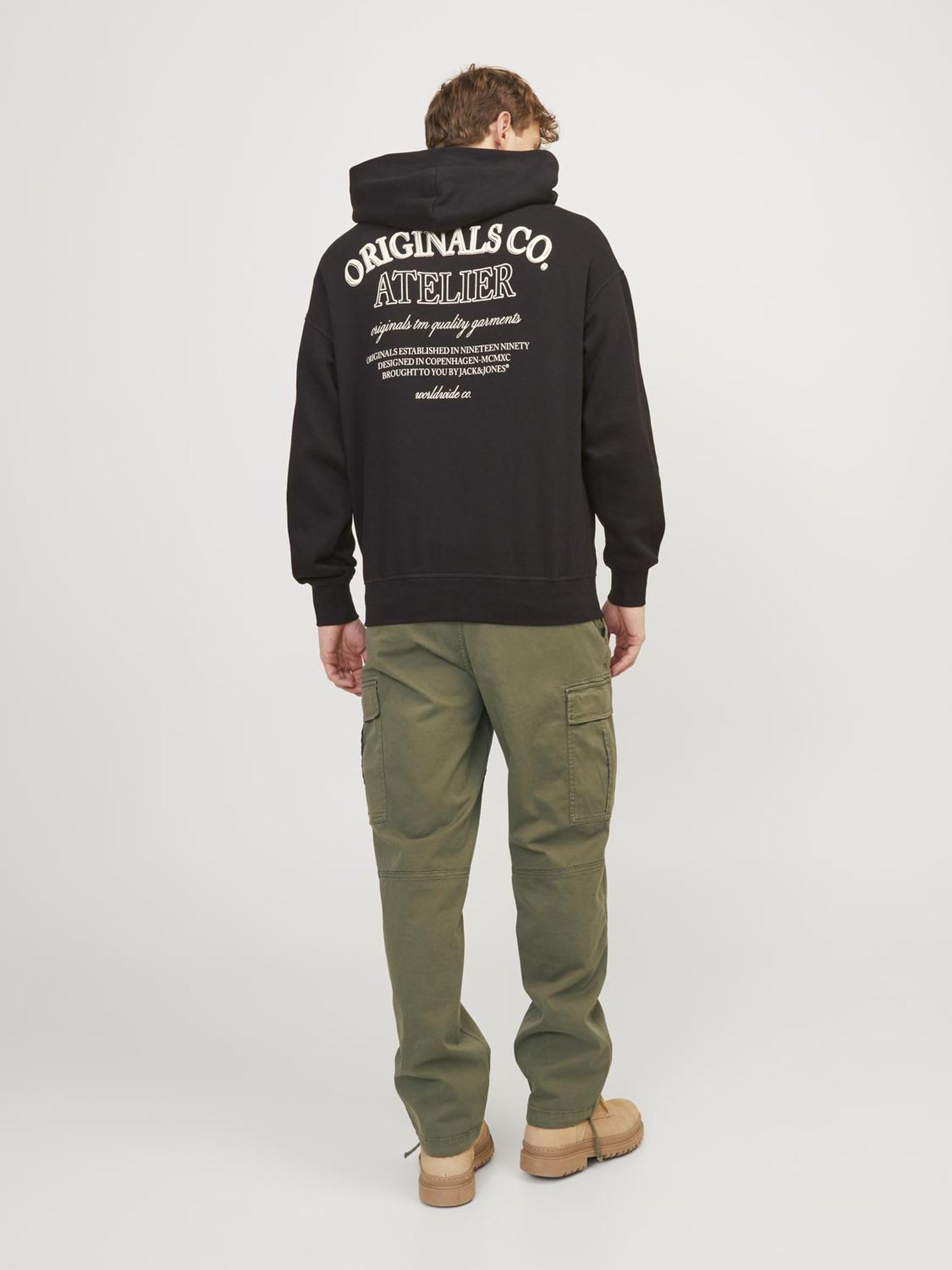 JACK & JONES Jpstkarl Jjharlow Cargo Noos - bojówki Mężczyźni