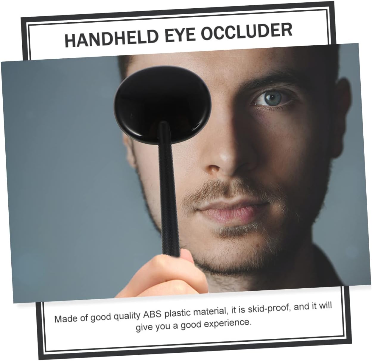 NOLITOY 100pcs Handheld Eye Occluder Tool for Testing Essential for Accurate Exams Portable Cover for Family School and Hospital Use