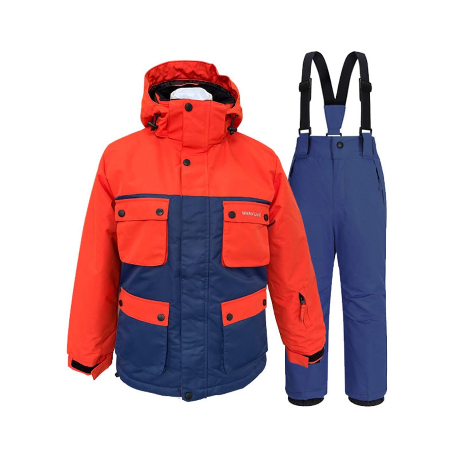 Genérico Conjunto de Esquí Invierno para Niñas Chaqueta y Pantalones Térmicos Impermeables Aislamiento Térmico Actividades Nieve