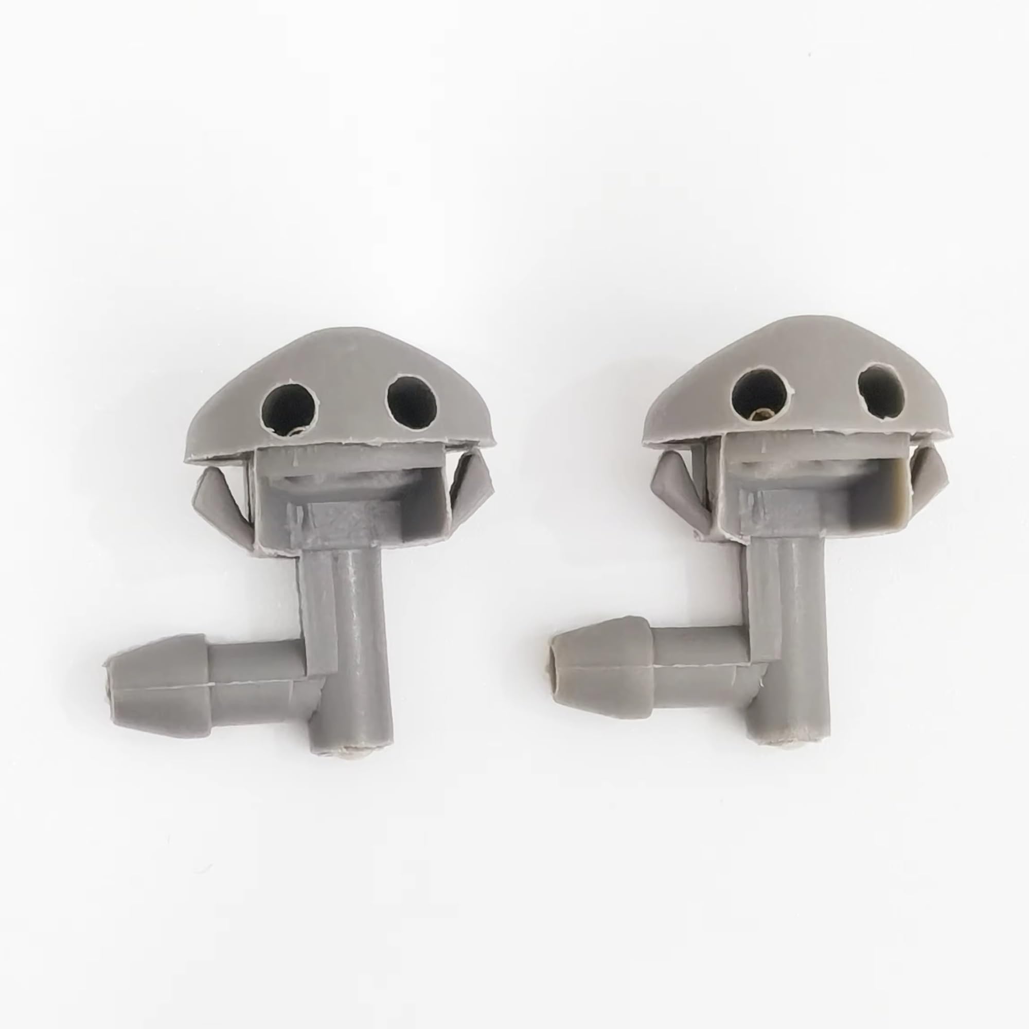 Compatible with Vauxhall for CALIBRA C89 1990 1991 1992 1993 1994 1995 1996 1997 2 PCS Washer Fluid Jet Nozzle Windscreen Wiper Nozzles(Grey 2pcs)