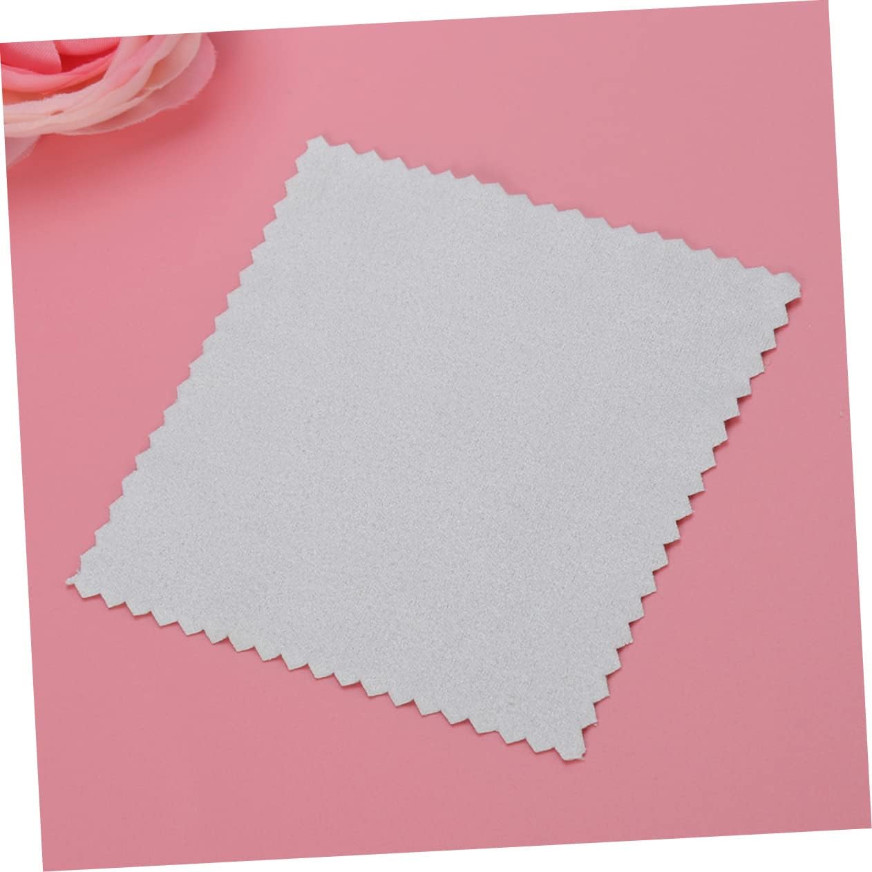 Jewelry Cleaning Cloth 100pcs Suede Fabric for Gold Jewelry
