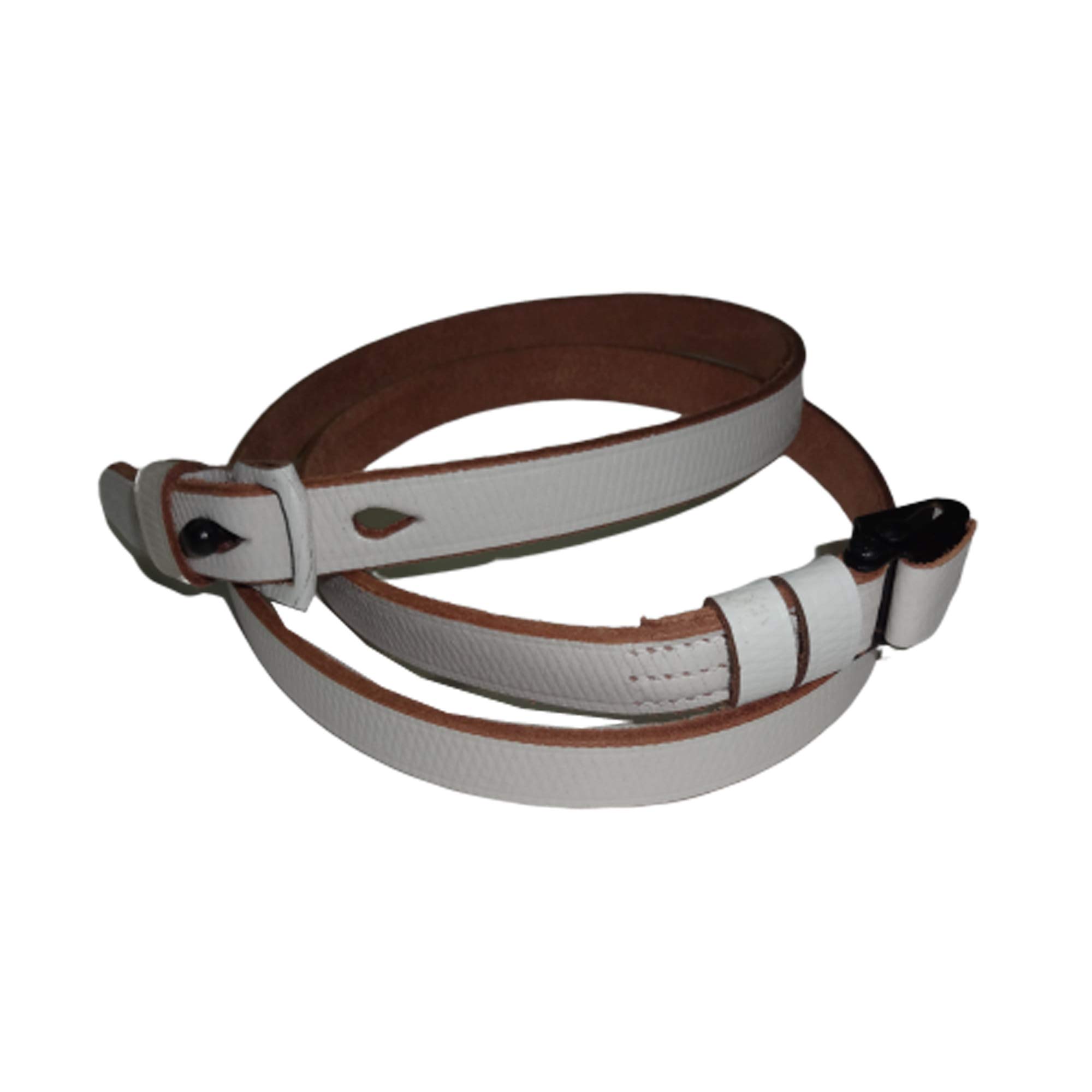 WWII German Army Heer Waffen K98 98K White Leather Carry Sling - Reproduction