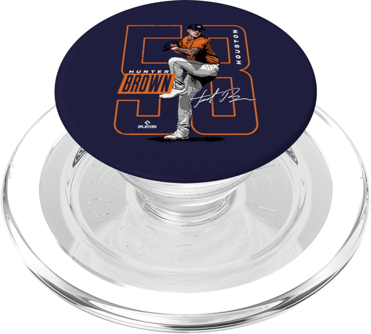 Hunter Brown | Houston MLB Baseball Players | MLBHBR202M PopSockets PopGrip for MagSafe