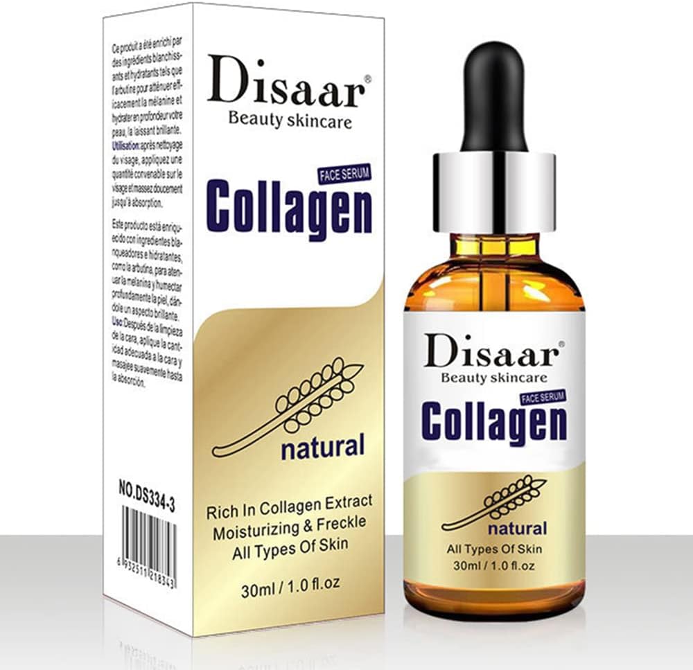 Pure Collagen Anti-Wrinkle Anti Aging Face Serum Sensitive Skin Moisturizing Freckle Replenish Water 30ml