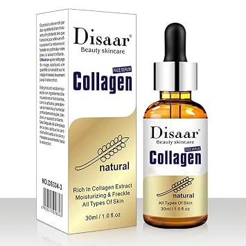 DISAAR BEAUTY Pure Collagen Anti-Wrinkle Anti Aging Face Serum Sensitive Skin Moisturizing Freckle Replenish Water 30ml