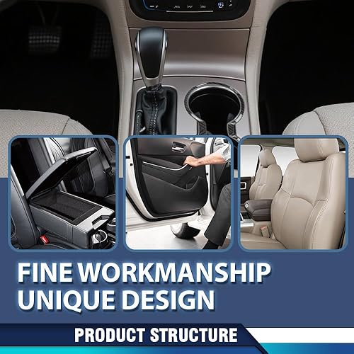 Vista 13 de PIT66 Funda para portavasos compatible con Ford Mustang 2015-2022