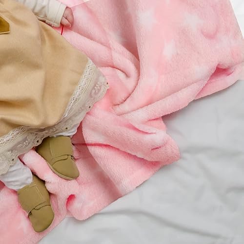 Miniatura 4 de LeerKing Paquete de 2 mantas suaves para bebé, mantas de franela de forro polar, regalo para bebés recién nacidos y niños, 30 x 40 pulgadas