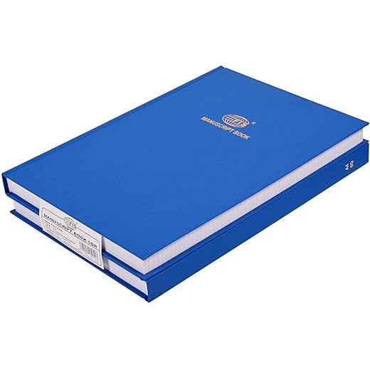 FIS Manuscript Books Square Lines 5 MM A4 Set of 2