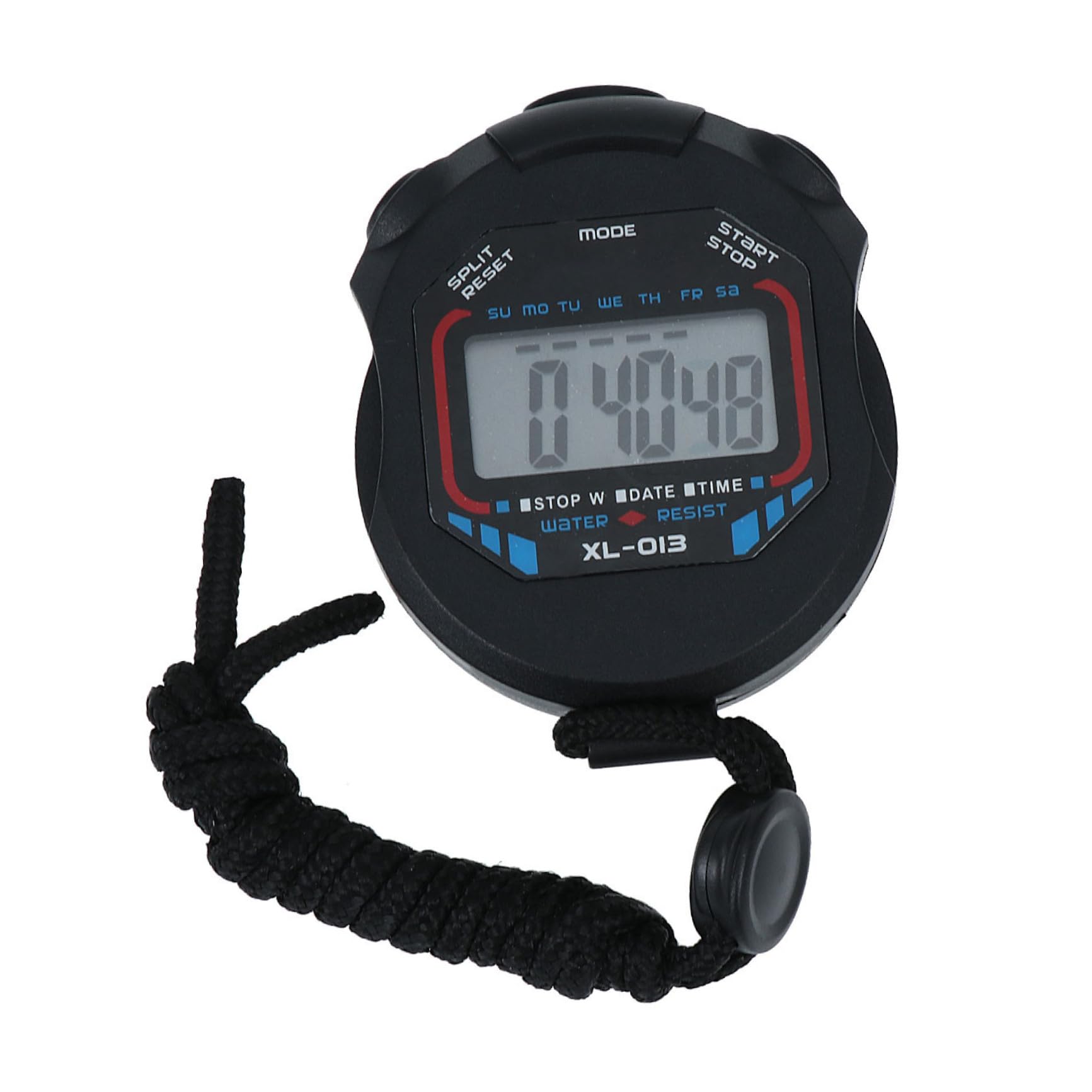 STOBAZA 2pc Professional Movement Timer Stopwatch Multi-Function Digital Sports Timer with Split Feature Lightweight Outdoor Stopwatch for Fitness and Competitions Black-image-19