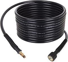 Tubo flessibile ad alta pressione TECHKAR 200 bar lungo 10 m compatibile con idropulitrice PARKSIDE PHD 100, 110, 135