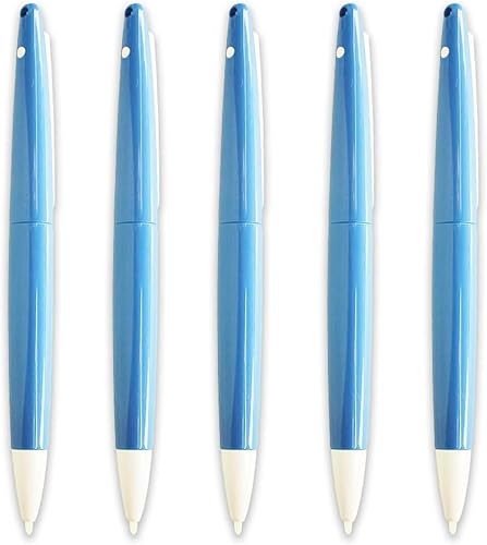 PEGLY Universal Touch Stylus Big Pen para Nintendo DSi XL LL Color Azul y Blanco Paquete 5 Piezas