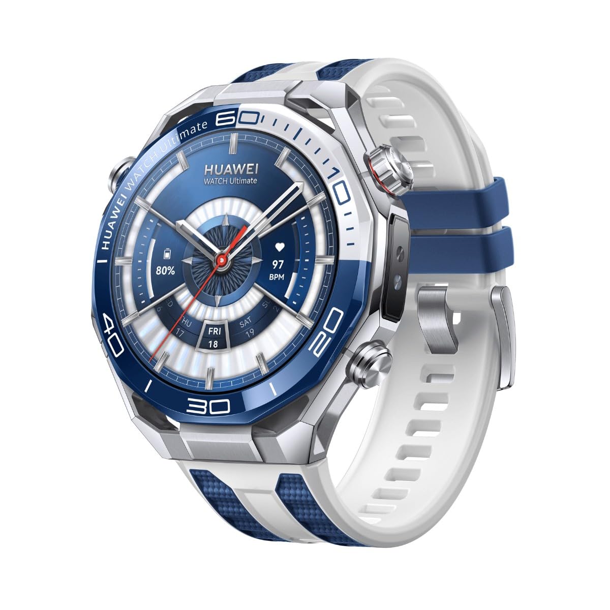 HUAWEI WATCH Ultimate 2 Smart Watch, GPS, cassa in metallo liquido a base di zirconio, orologio subacqueo da 150 metri, comunicazione subacquea basata su sonar, monitoraggio accurato della salute