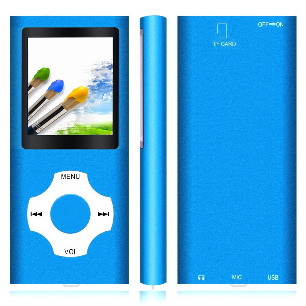 32 Go Lecteur MP3 Bluetooth 5.0, SWOFY 1.8" Tactile Baladeur 32Go Numérique Lecteur Musique