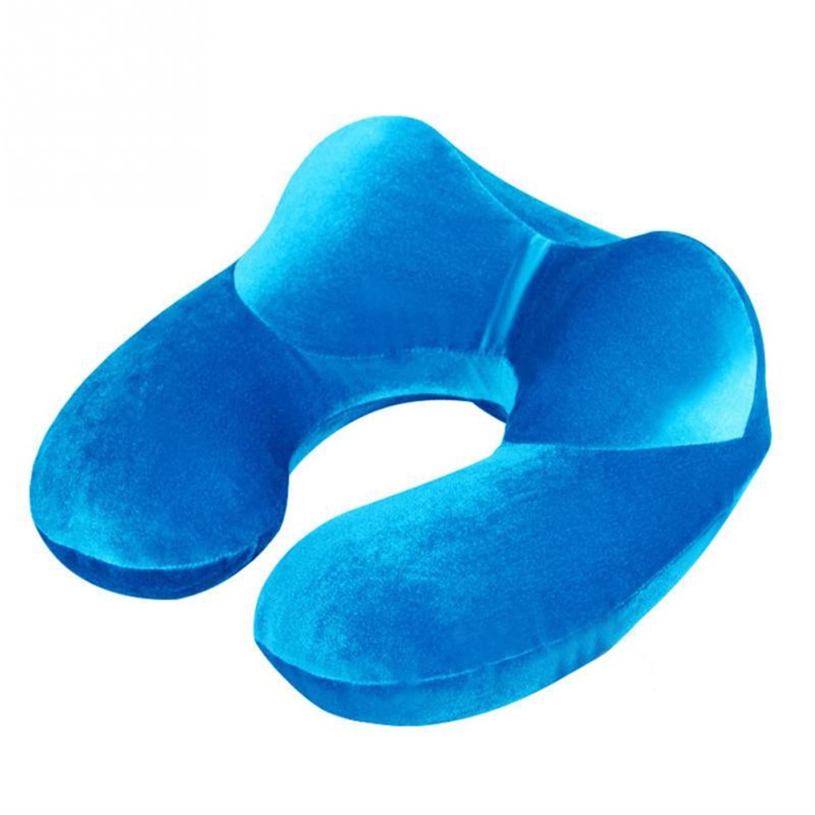Cuscino da viaggio a forma di U per aeroplano Cuscino gonfiabile per il collo Accessori da viaggio Cuscini comodi per dormire Cuscino per poggiatesta tessili per la casa Portatile morbido (Color : Dee