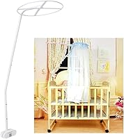 Vista 1 de TeamSky Soporte para mosquitera, conjunto de soporte para mosquitera, clip ajustable en soporte para toldo de cuna, accesorios de mosquitero