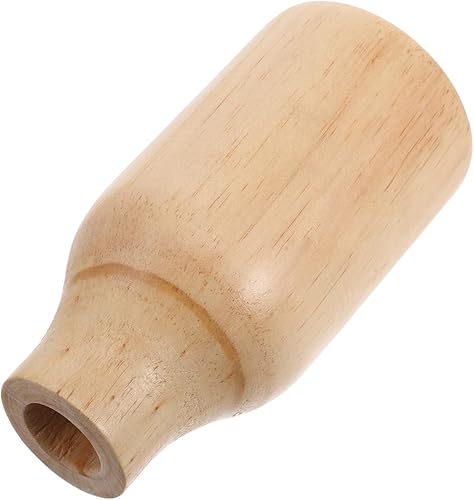 Miniatura 9 de Jarrón de madera rústica con botella de flores secas de bambú, jarrón decorativo para arreglos florales para centros de mesa, sala de estar,