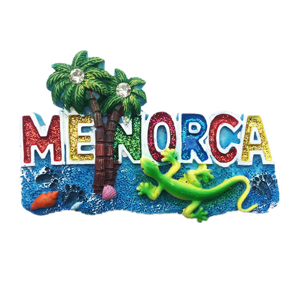 Muyu Magnet Menorca Spain Fridge Magnet Souvenir Gift Home Kitchen Decoration 3D Magnetic Polyresin Craft