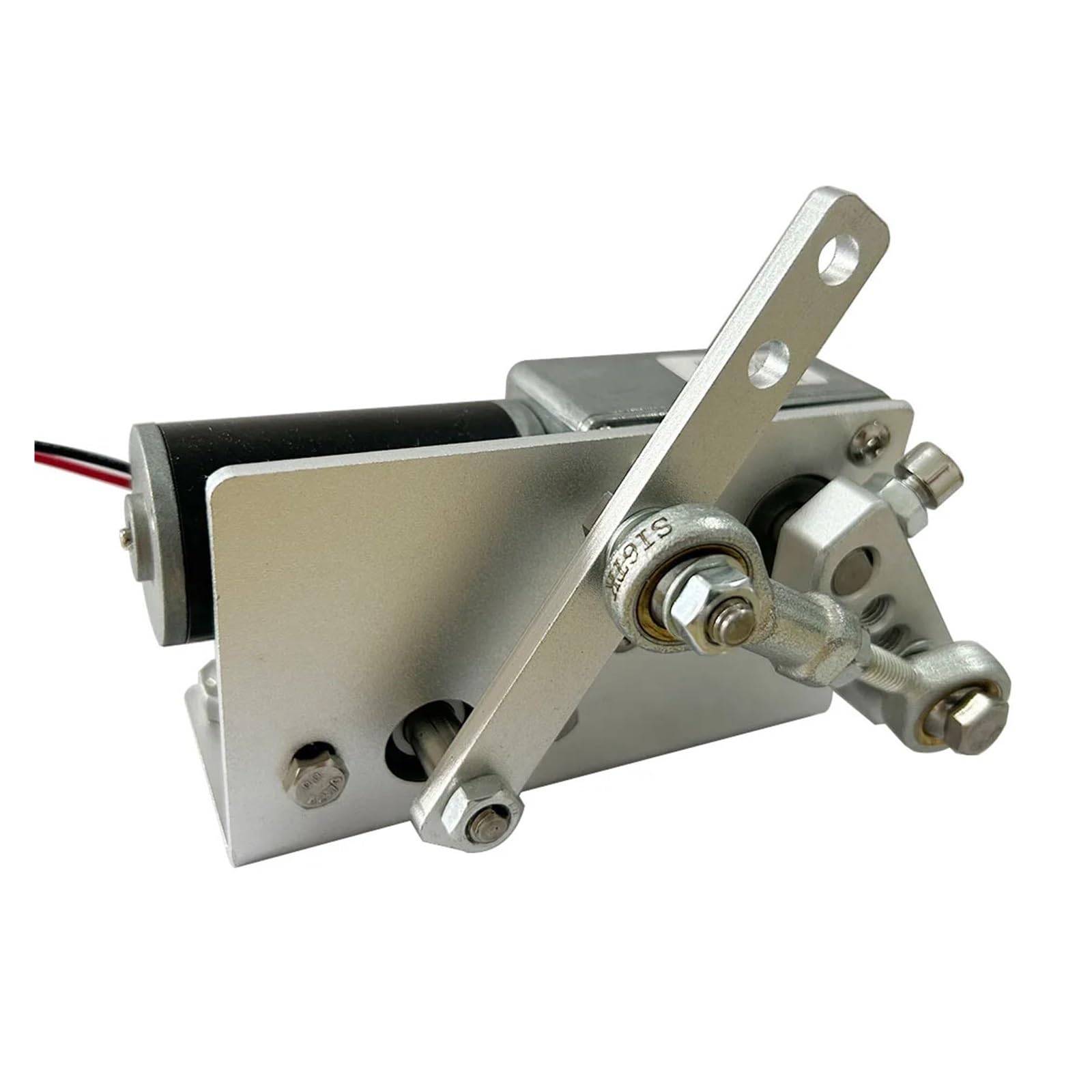 Linearantrieb DIY 12V Swing Reciprocating Actuator mit Netzteil Schneckengetriebemotor Roboter Antriebsarm(470)