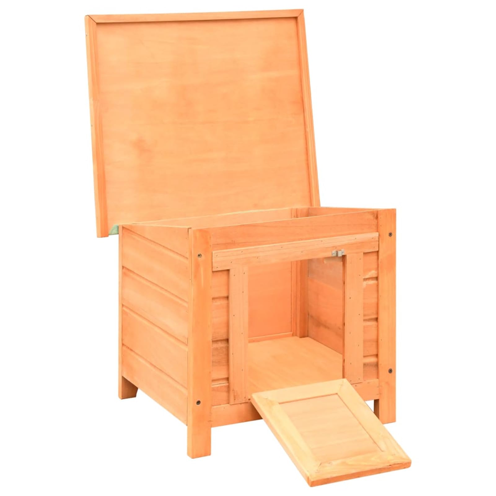 Lechnical Cuccia per Gatti in Legno di Pino e Abete 50x46x43,5 cm,Articoli per Animali,Animali Domestici - Articoli,Articoli per Gatti,Tiragraffi