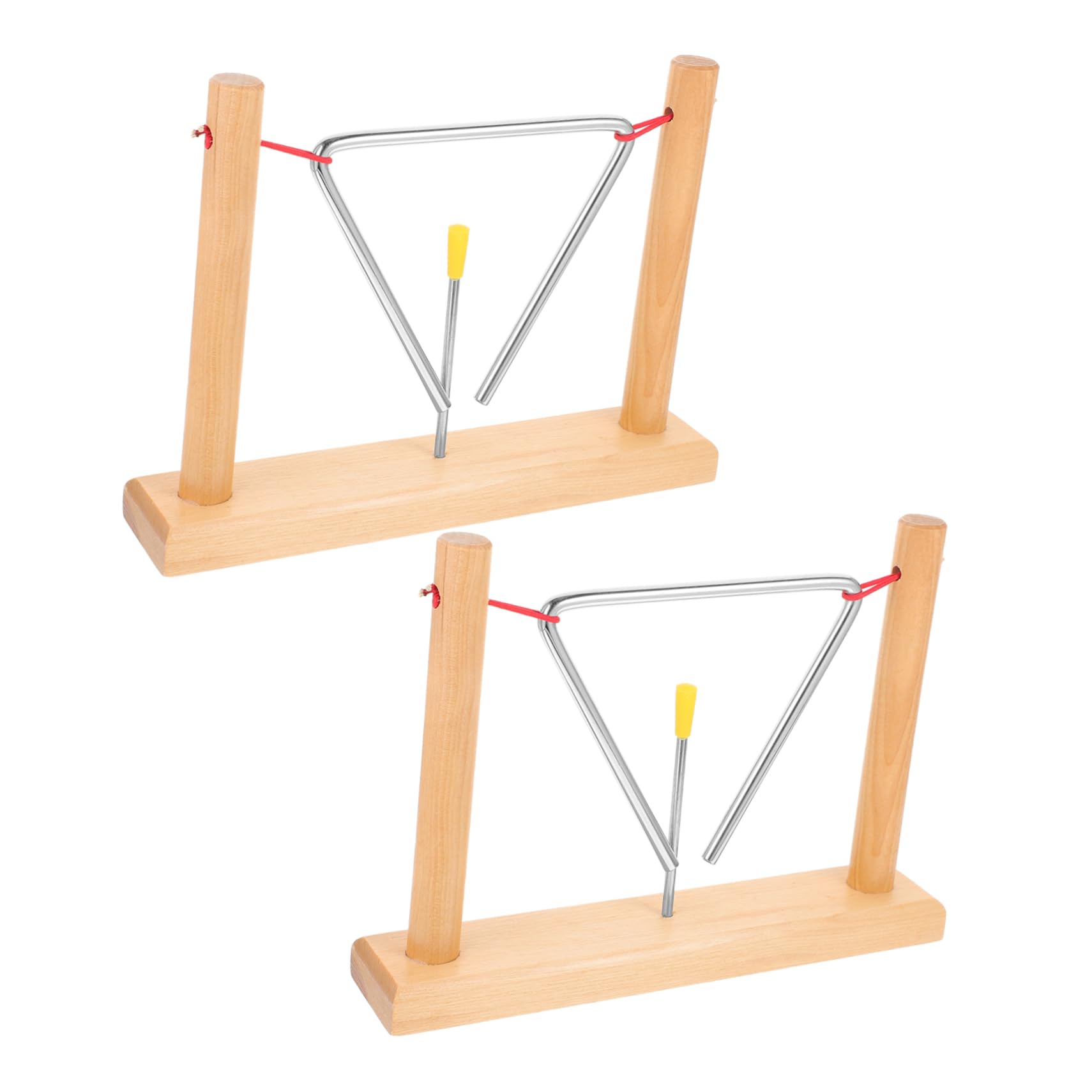 UPKOCH Instrumento Musical Triangular Percusión de Campana Triangular de Metal Juguete Educativo para Niños Y Niñas