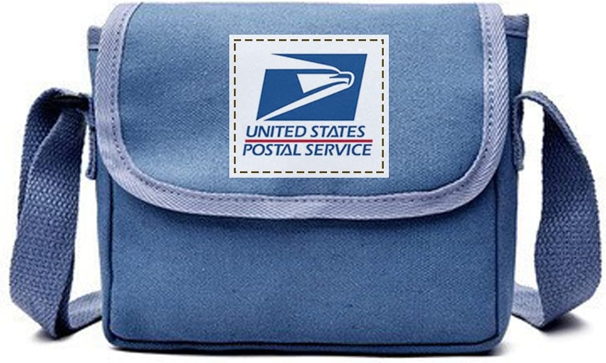 Mailman Hat+Postman Bag（2 in 1） Mr. Postman Costume Blue