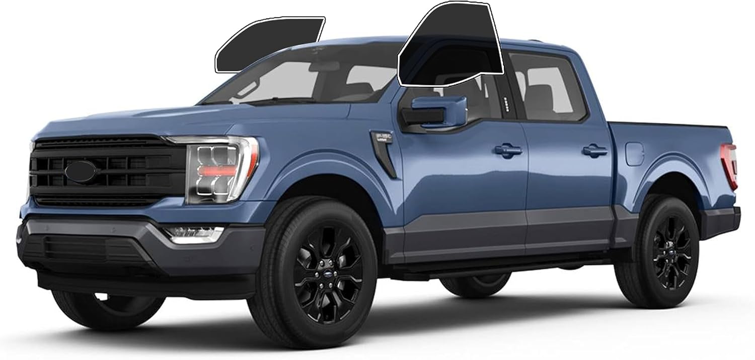 Autotek DIY Car Window Tinting Kit - Customize Shade: 5%, 10%, 20%, 35%, 50%, 70%, for Pickup All Models Sides & Back Windows - Pre-Cut colorants for UV Blocking and Blast Protection