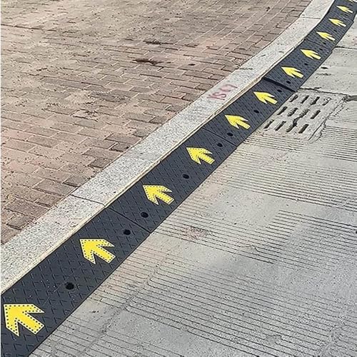 Rampa de goma antideslizante para silla de ruedas 9 cm miniatura 4
