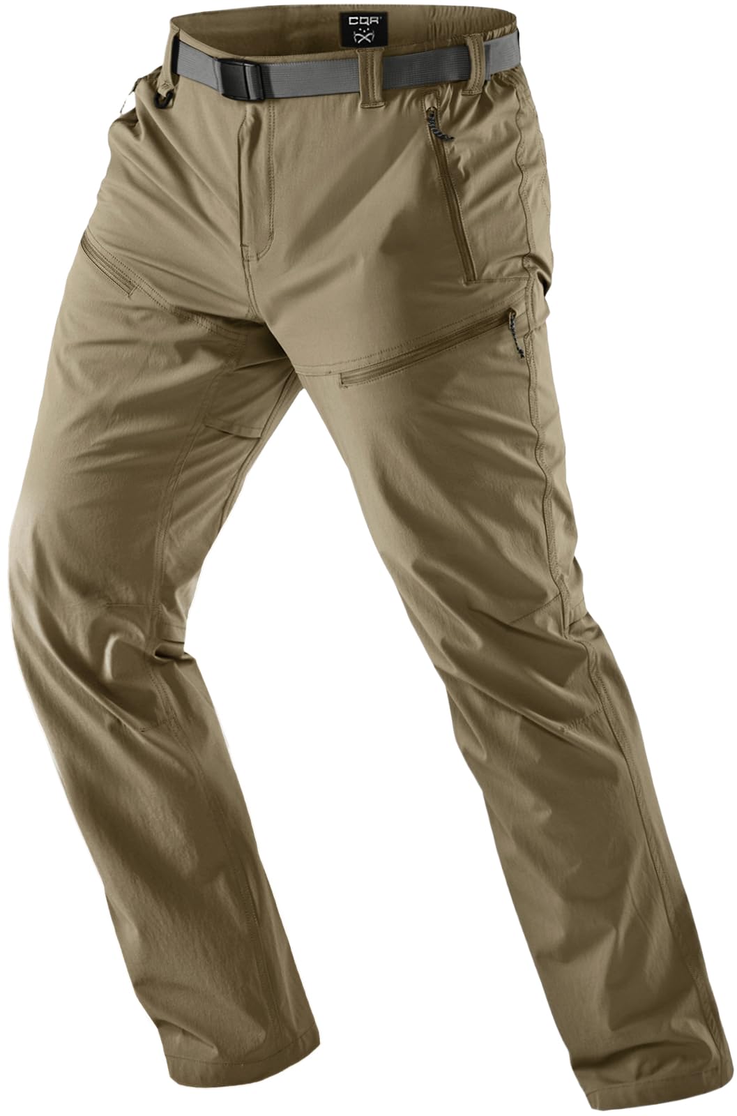 CQR Men's Quick Dry Tactical Pants, Water Resistant Outdoor Pants, Lightweight Stretch Cargo Work Hiking Pants — view 17