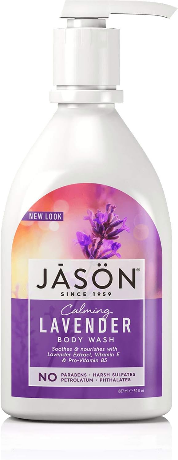 Jason Calming Lavender, Body Wash 30 oz (Pack of 2)