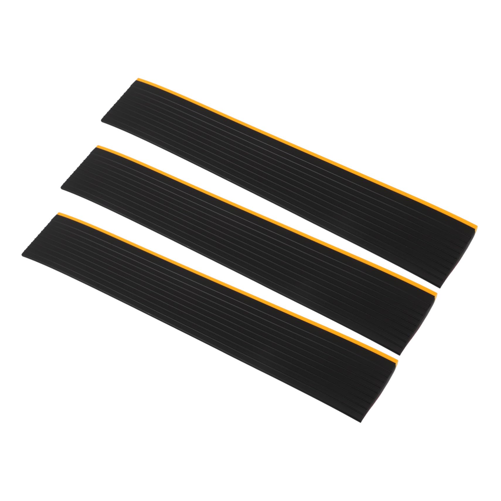 Rampe PVC pour Seuil Porte Bloque Aspirateur Robot ? Tapis Transition Souple 3 Pcs