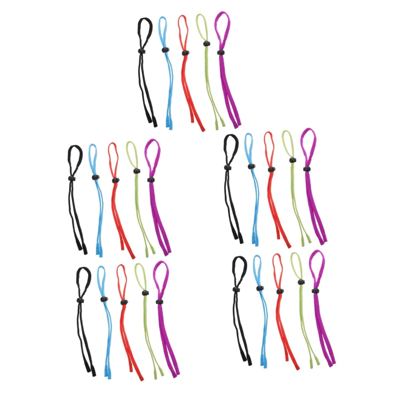 25pezzi Catenelle Regolabili Per Occhiali Da Leggere e Resistenti Accessorio Pratico Per Sole e Mascherine