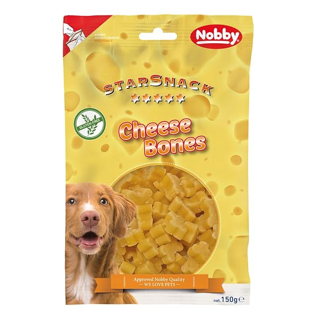 Nobby StarSnack Cheese Bones - Bolsa de 150 g