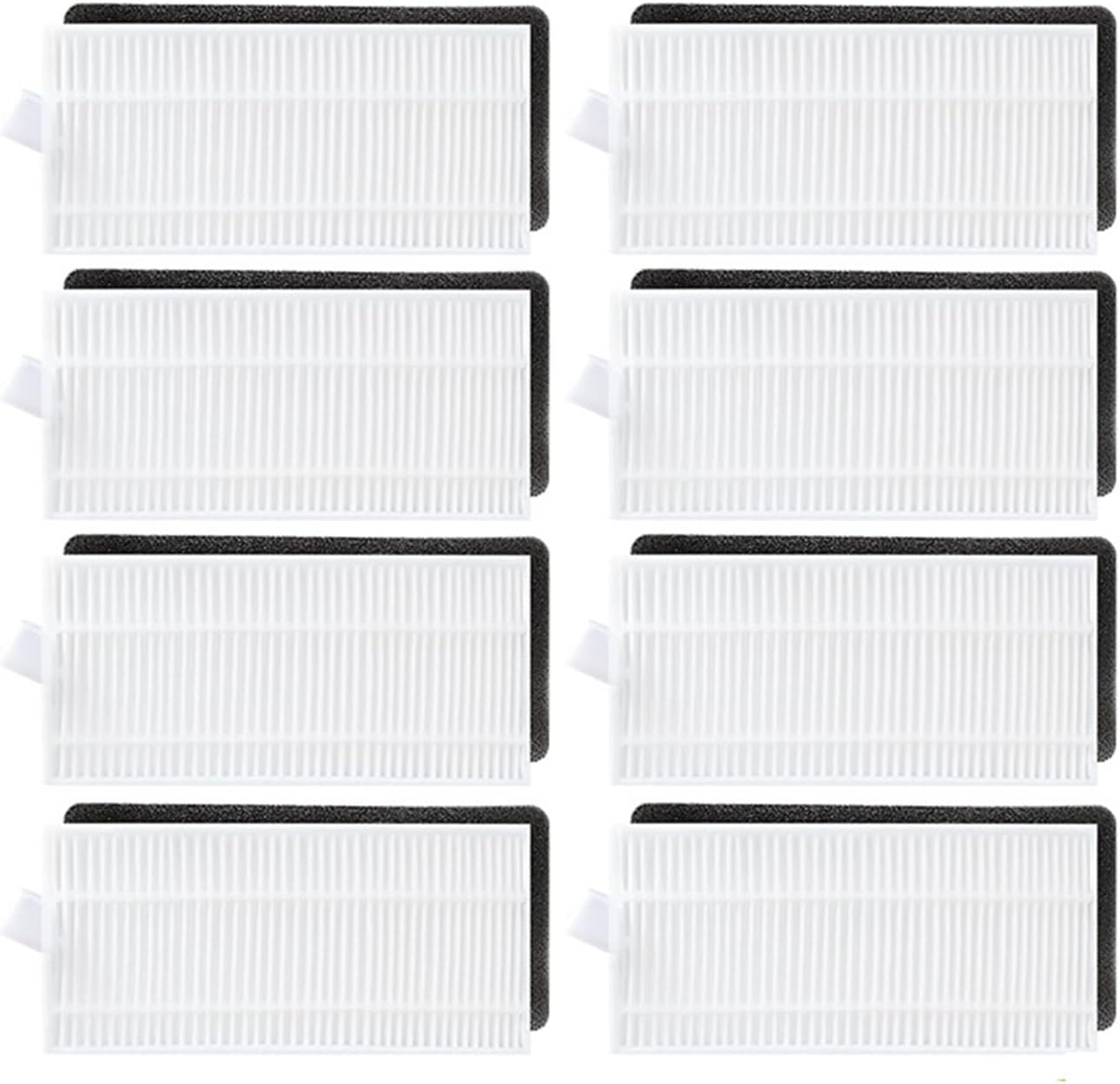 EtliN Compatible with Eufy RoboVac 11 11C Cecotec Conga Excellence 990 Ecovacs N79S Robot Vacuum Spare Parts Main Side Brush Hepa Filter (Color : 12 Hepa Filter)