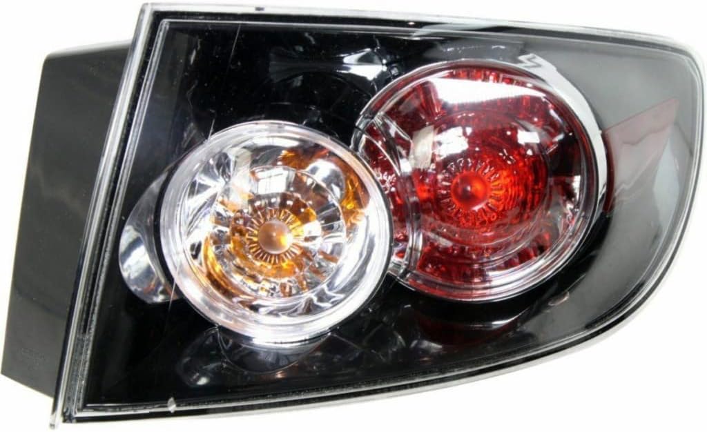For Mazda 3 2007-2009 Tail Light Assembly Standard Type Outer Passenger Side | Sedan MA2801136 | BR5H-51-150C