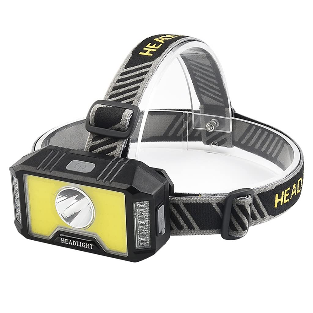 OYYMTE T6+COB Floodlight Super Bright Headlight USB Charging Outdoor Lighting Strong Light Fishing