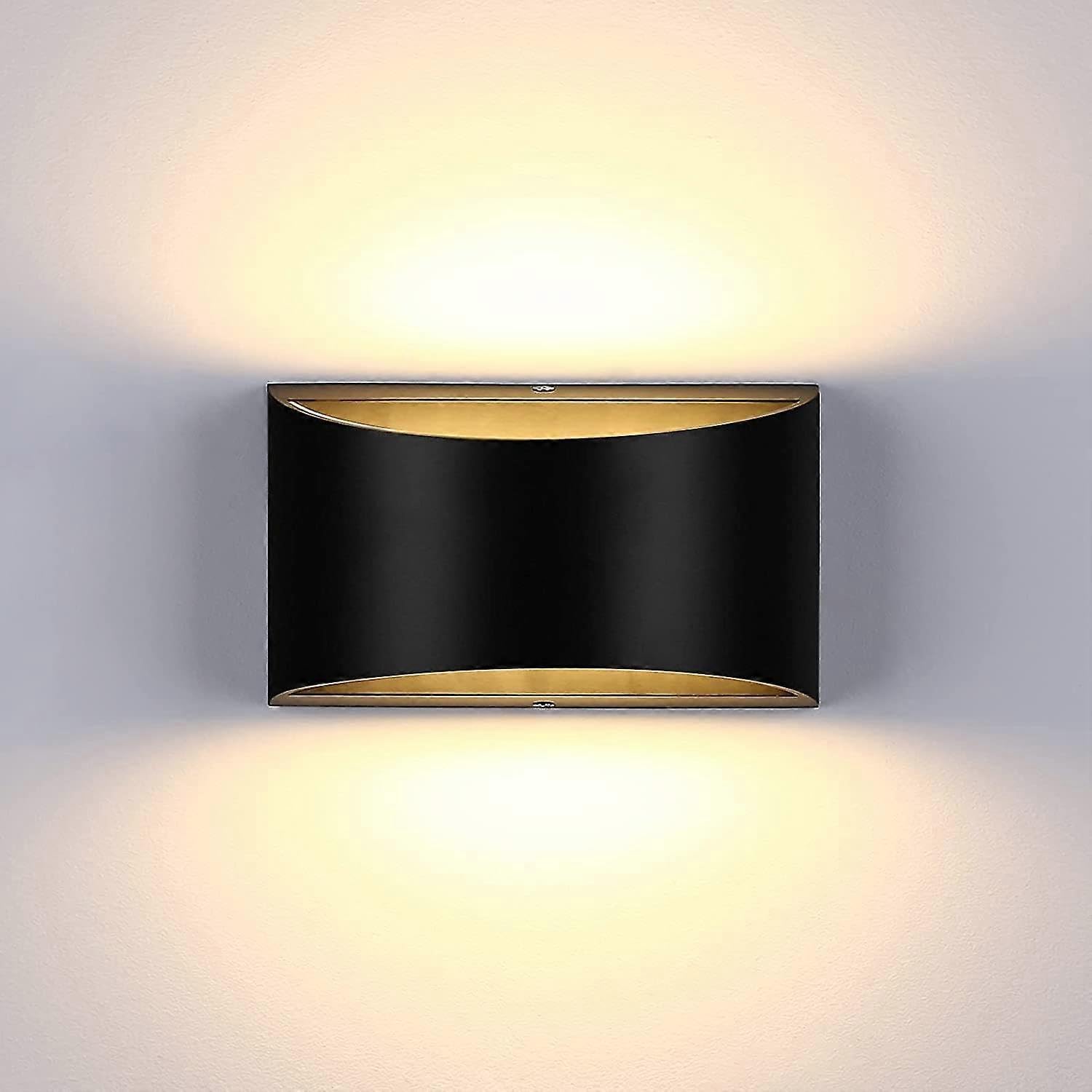 Joyhappst Image Color Led Sconce Indoor Lights Hardwired Up And Down Mount For Bedroom 3000K
