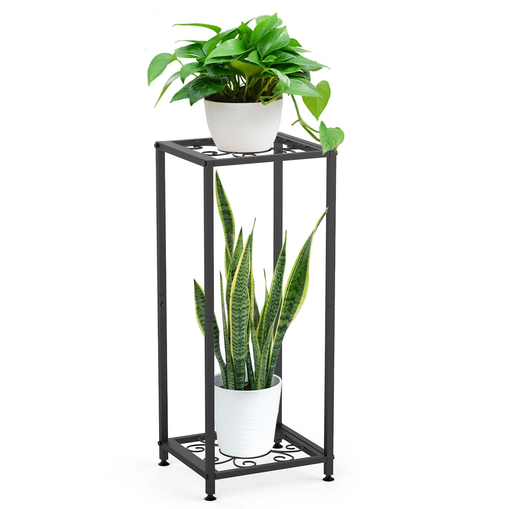 2 Tier Tall Metal Plant Stand