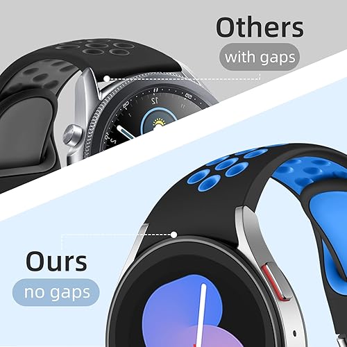 Miniatura 6 de DaQin Correa deportiva sin brecha compatible con Samsung Galaxy Watch 7654 Band 1.575 in 144.4 ftGalaxy Watch FEWatch 6 4 Classic 1.693 in 1.850 in