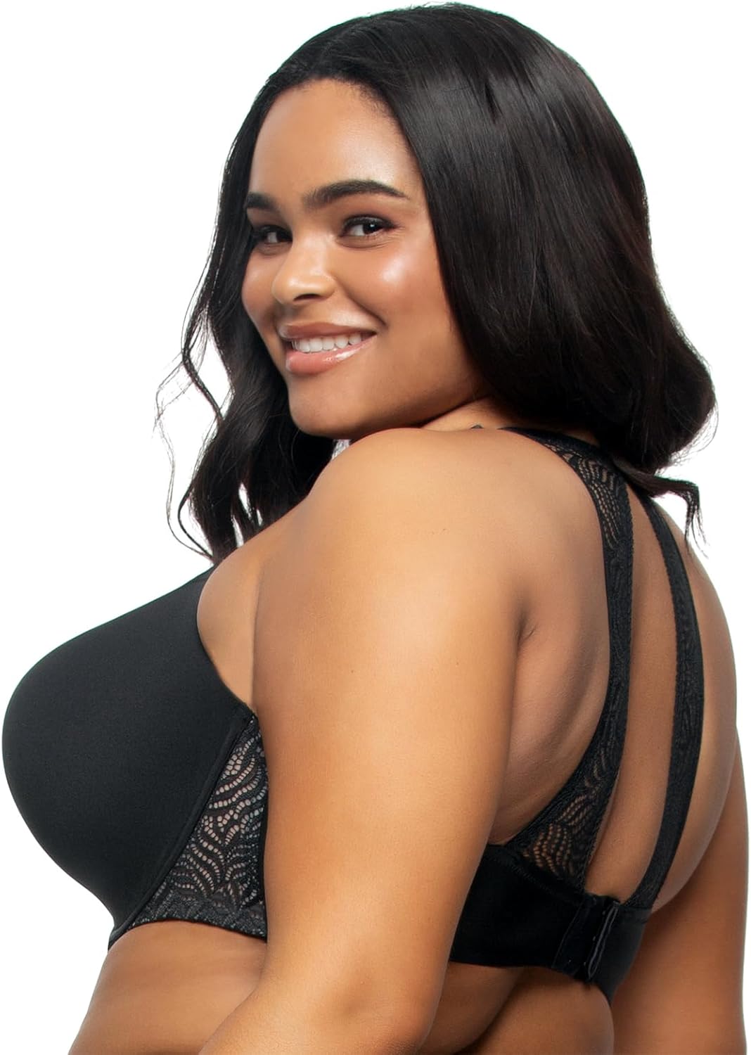 Felina Paramour Carolina Seamless Plunge Contour Bra | Lace | Racerback