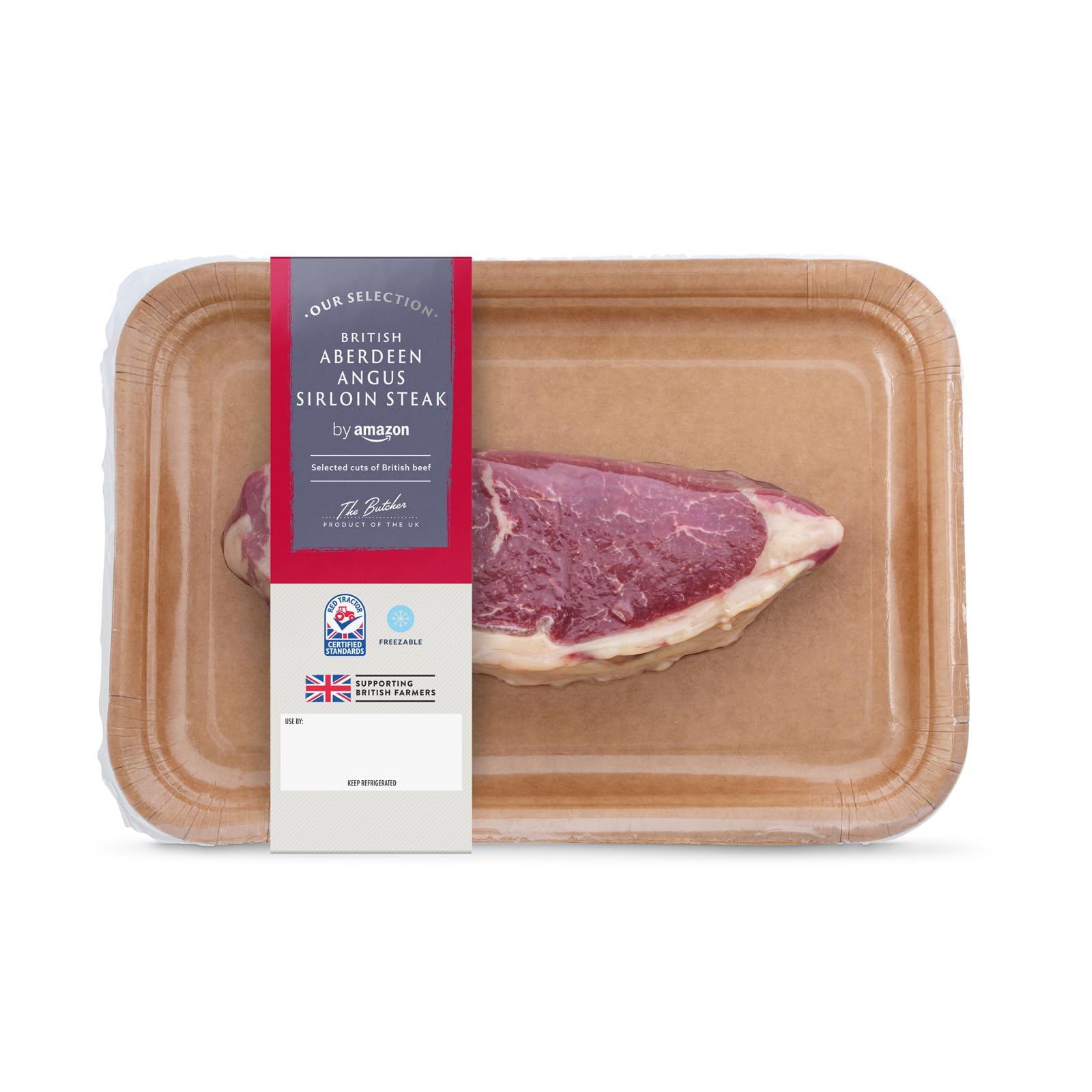by Amazon Our Selection Aberdeen Angus Sirloin Steak, 227g