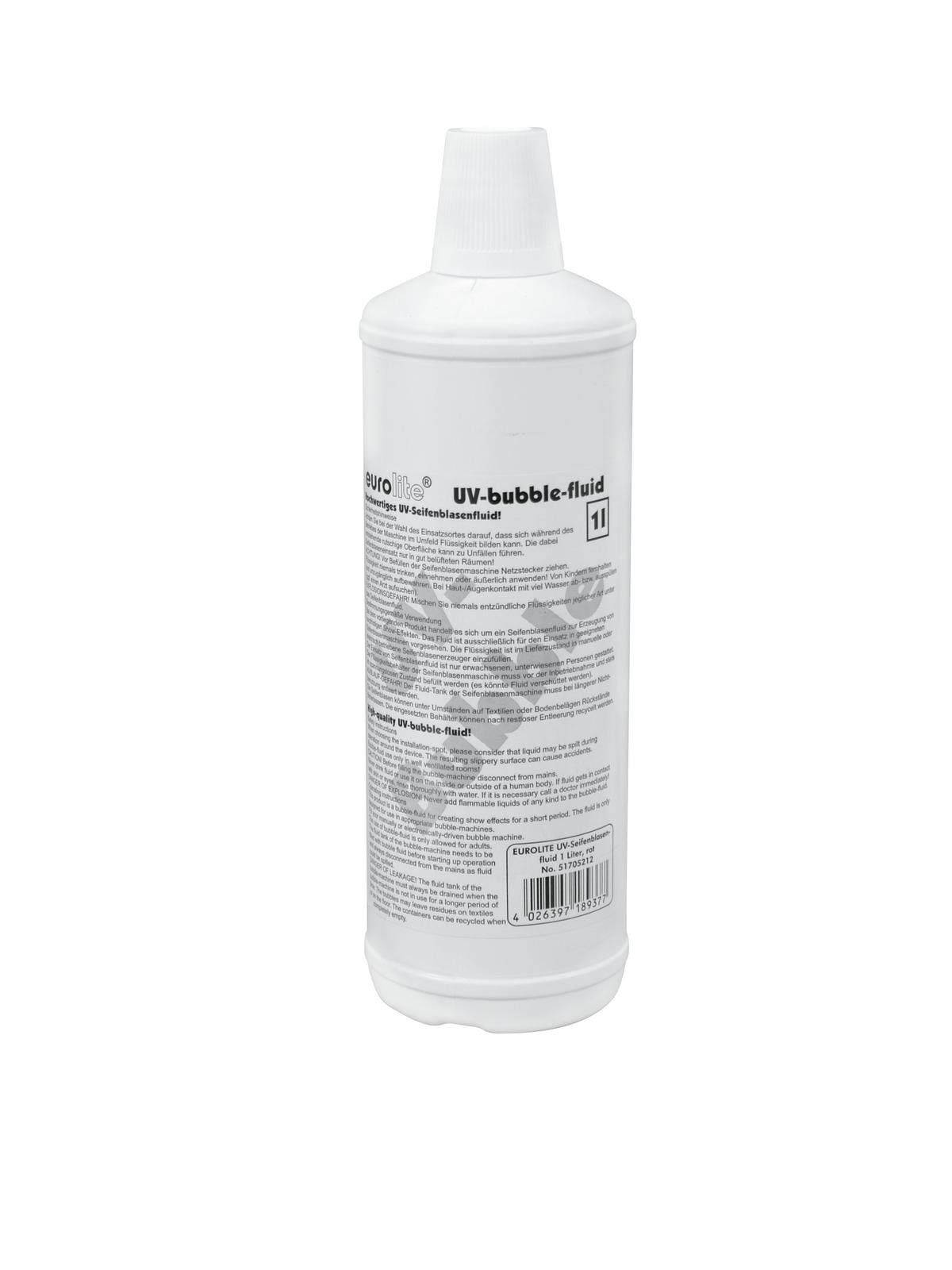 Eurolite 51705215 Uv Bolla Liquido Set 3 x 1L